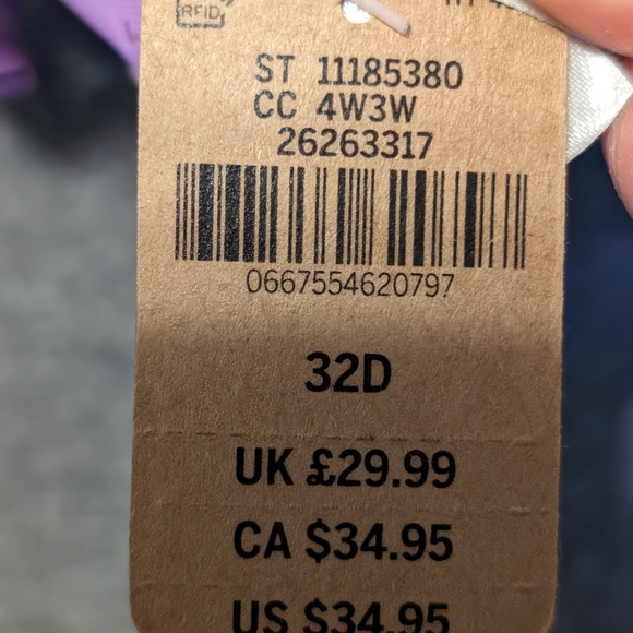 PINK Victoria's Secret Wear Everywhere Strappy Back Front Closure Bra (32D) NWT! - Picture 3 of 4